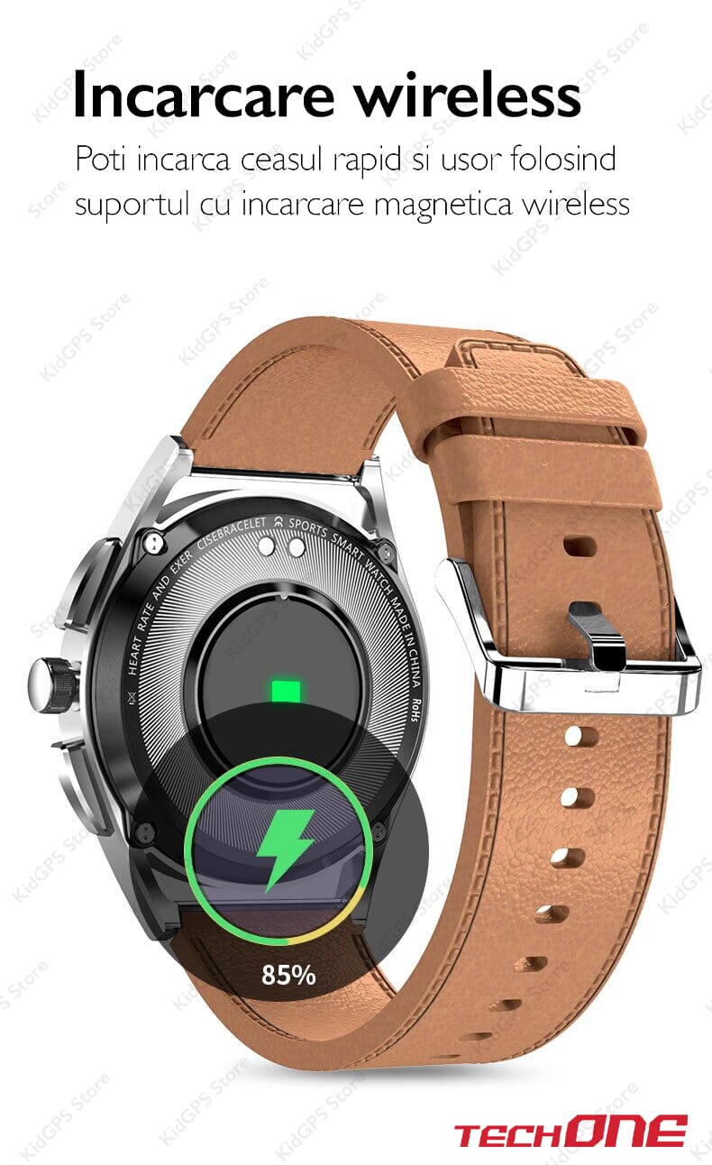 Ceas smartwatch barbati TechONE H8S Ceas smartwatch barbati TechONE H8S